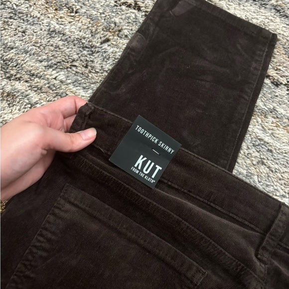 KUT From The Kloth Corduroy Toothpick Skinny Jeans Sz 14 NWT | KUT Skinny Jeans- - Picture 8 of 15